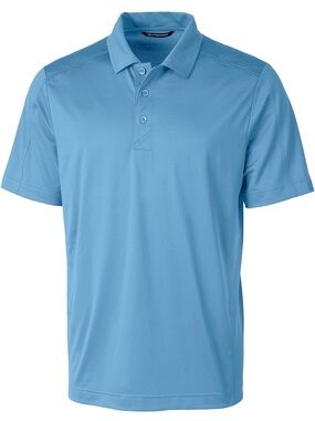 NWT Cutter & Buck Prospect Polo Shirt UPF 50 Moisture Wicking Blue XXXL